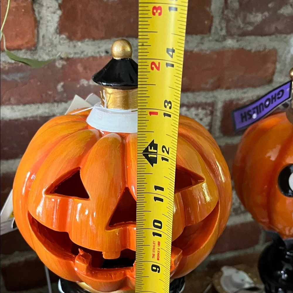 Festive Orange Pumpkin Decor by [Brand] - Picture 10 of 13